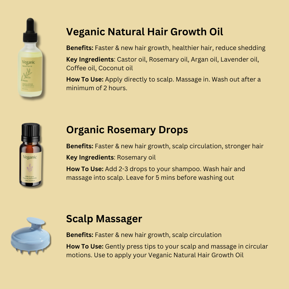 Veganic Hair Growth Oil Plus